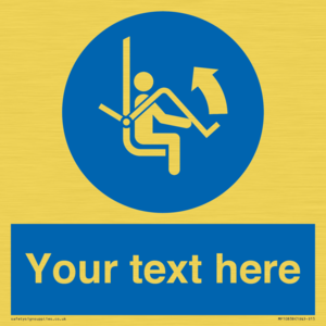 Custom Mandatory: Open safety bar of chairlift